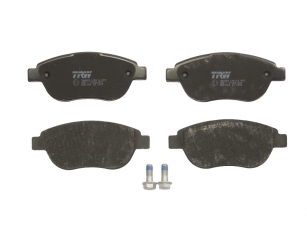 Купить GDB1464 TRW Тормозные колодки передние Peugeot 307 (1.4, 1.6, 2.0) без датчика износа